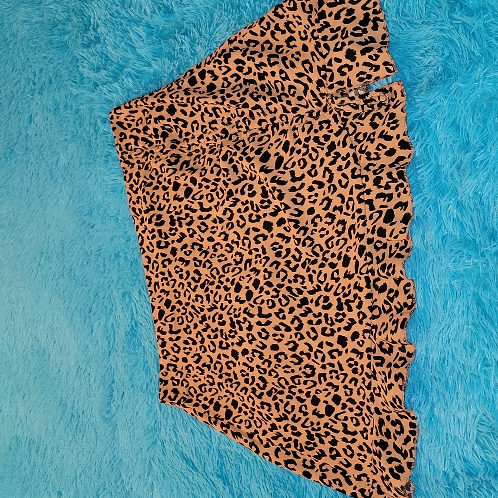 Shein animal print skirt